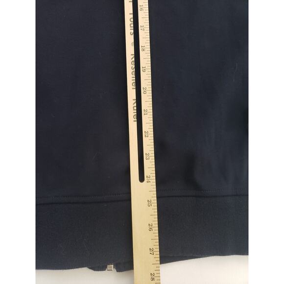 Banana Republic Navy Blue Zip Sweater Men's sz M Coastal Indie Jacket Layer - Picture 6 of 8